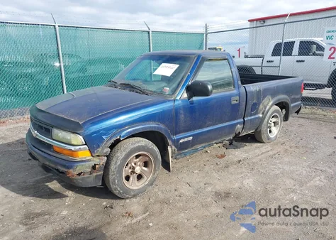 2002 Chevrolet S-10 Ls z USA, uszkodzony, nr VIN 1GCCS14W828193482